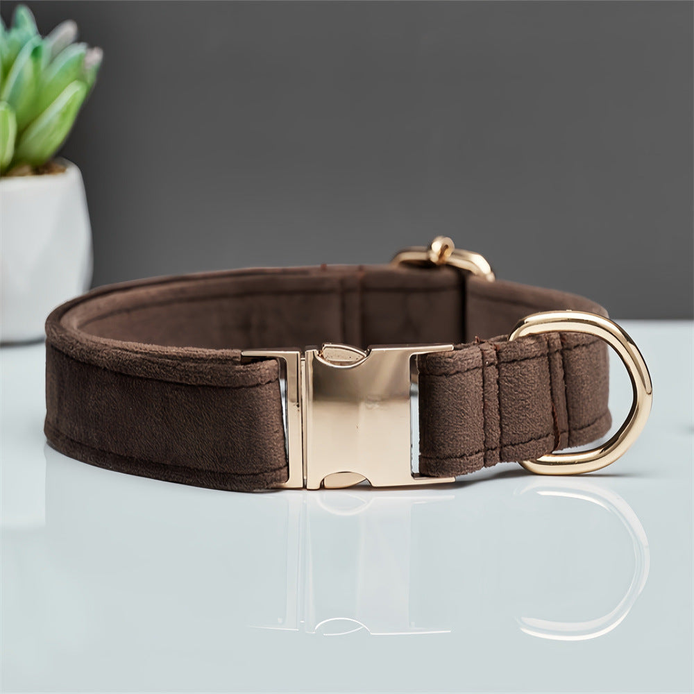 Durable Dog Collar with Metal Buckle - Small to Large Dogs