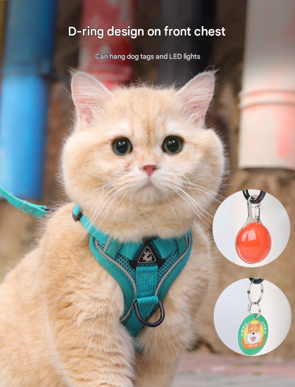 Reflective Mesh Pet Harness
