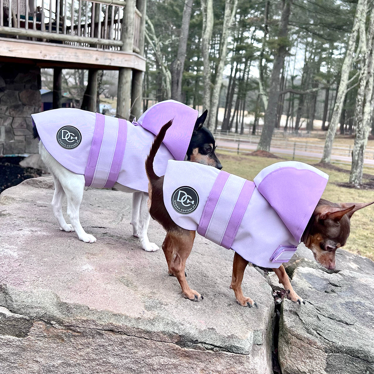 DCNY Sport Luxe Hooded Raincoat