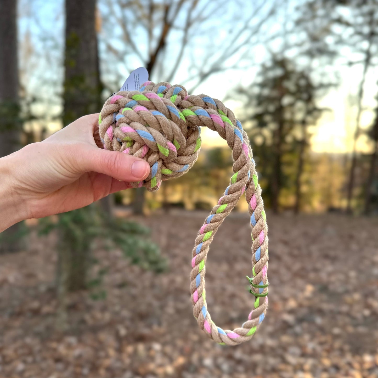 Knotty Paws Handmade Natural Hemp & Cotton Rope Pet Toys