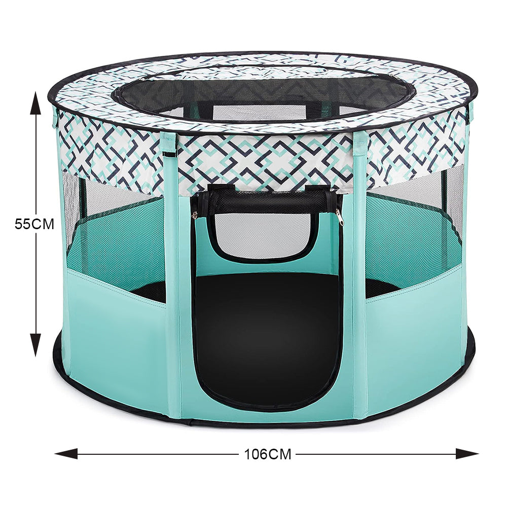 PETSWOL Portable Pet Playpen - Spacious Exercise Kennel Tent_5