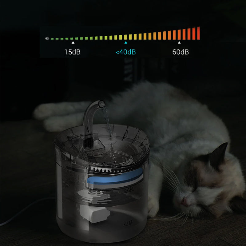 Electric Pet Automatic Sensor Water Fountain with AU Plug - Optional Filters_5