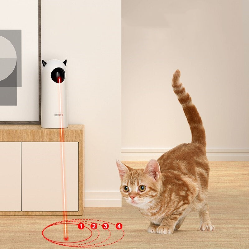 Smart Teasing Pet LED Laser Cat Toy_1