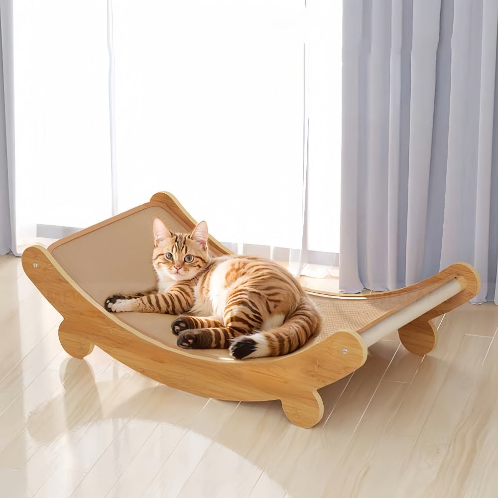 Detachable Wear-resistant Multifuction Cats Sleeping Bed Cat Scratch Board_4