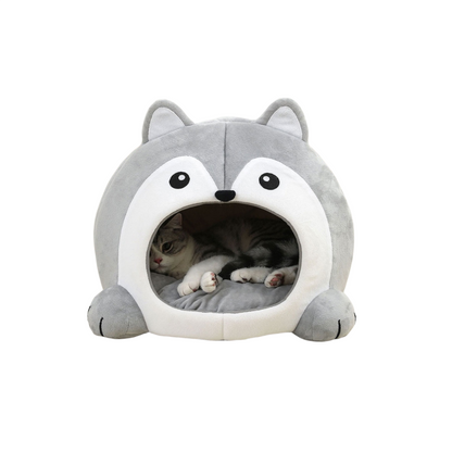 Soft Pet Basket Pet Bed for Cats and Small Dogs_0