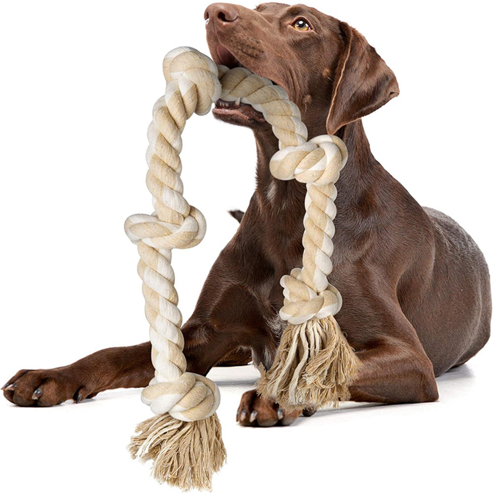 PETSWOL Dog Rope Toy for Dogs Who Love to Chew | Safe and Durable for Large and Medium Dogs_0