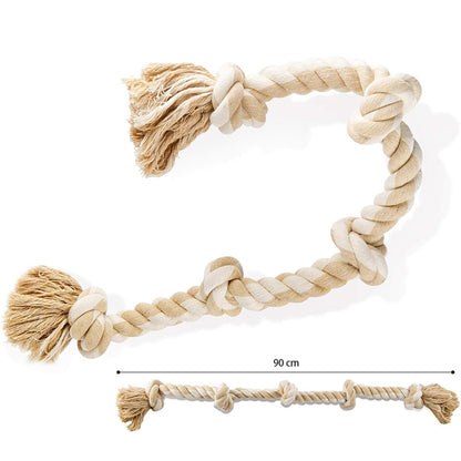 PETSWOL Dog Rope Toy for Dogs Who Love to Chew | Safe and Durable for Large and Medium Dogs_3