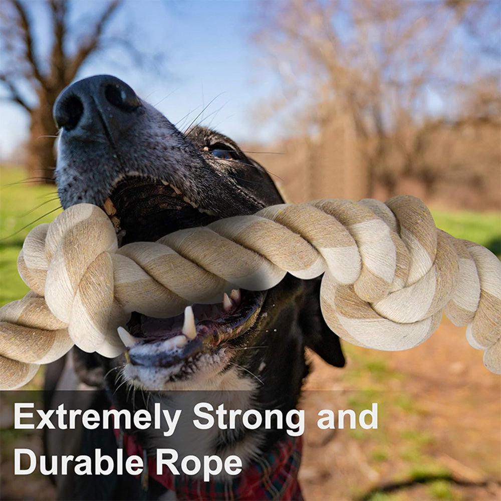 PETSWOL Dog Rope Toy for Dogs Who Love to Chew | Safe and Durable for Large and Medium Dogs_5