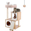 Cat Tree House Condo Cat’s Activity Center with Double Condo