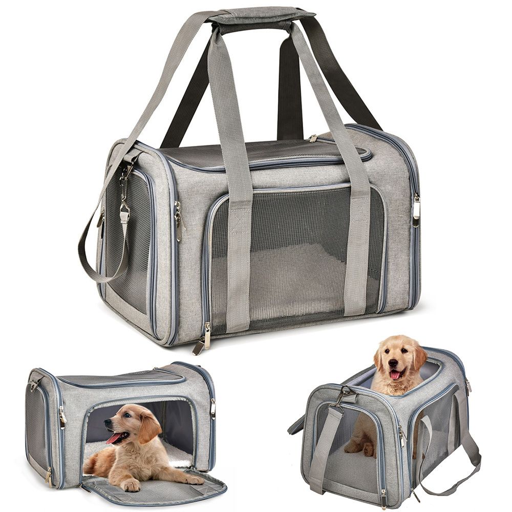 Airline Approved Pet Carrier Bag Backpack For Small Dogs and Cats_3