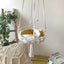 Hand Woven Cotton Cat Hammock Luxurious Hanging Basket for Indoor Kitties_2