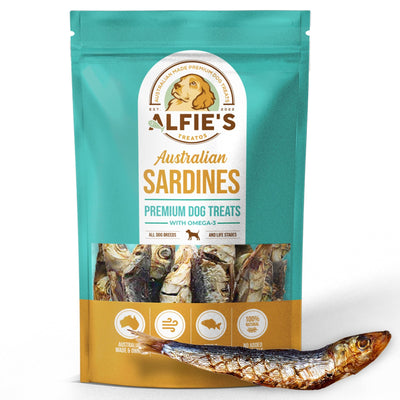 Alfie's Treatos Wild-Caught Australian Sardine Dog Treats