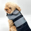 DoggieCoutureNY Water Resistant Gray & Black Coat-1
