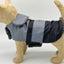 DoggieCoutureNY Water Resistant Gray & Black Coat-3