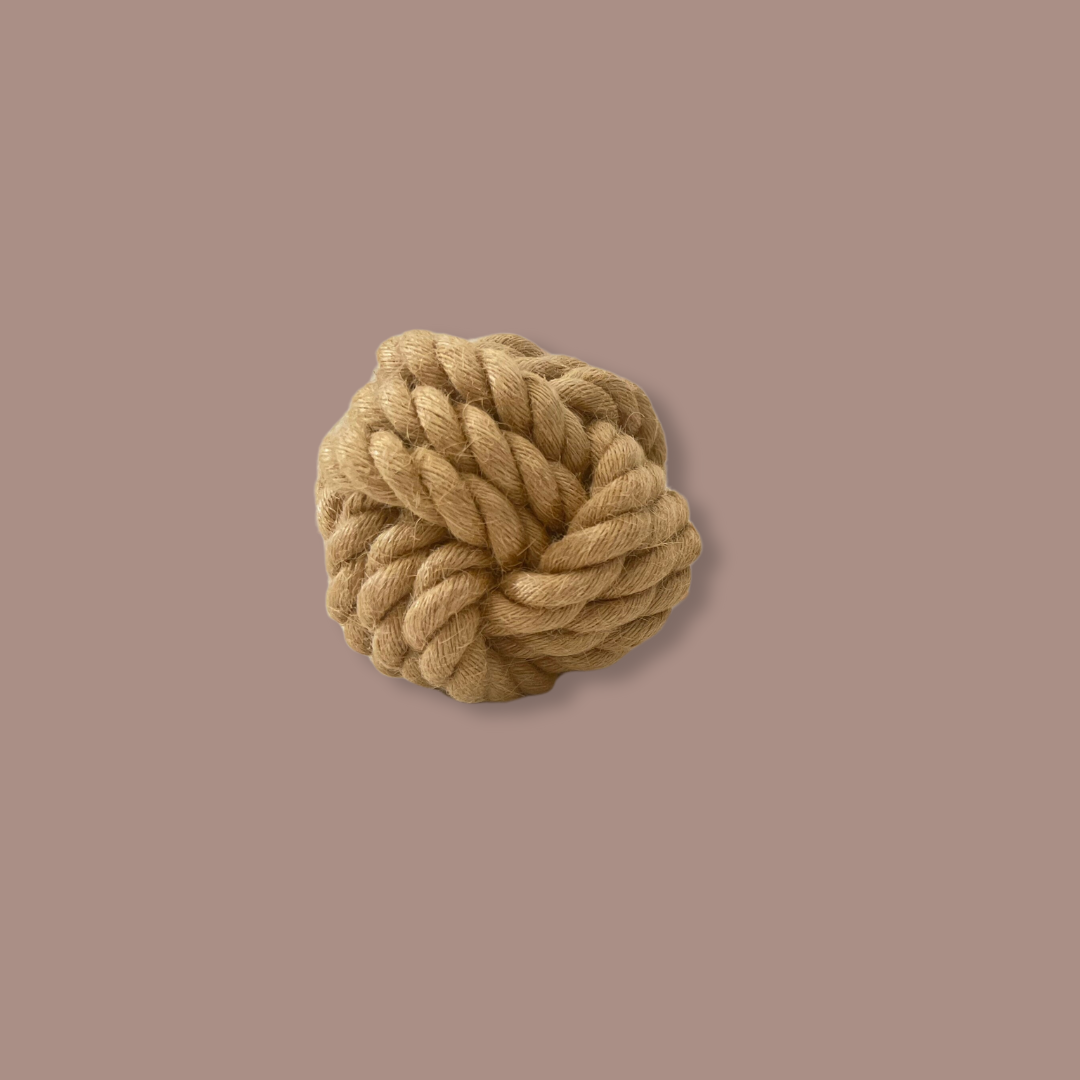 Knotty Paws Handmade Natural Hemp & Cotton Rope Pet Toys