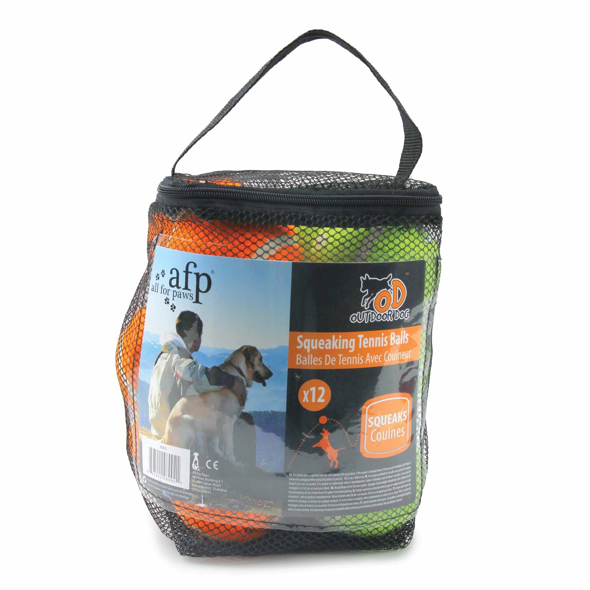 Dog Squeaking Tennis Balls
