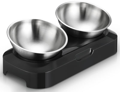 Portable Anti Slip Stainless Steel Pet Bowl for Travel and Everyday Use