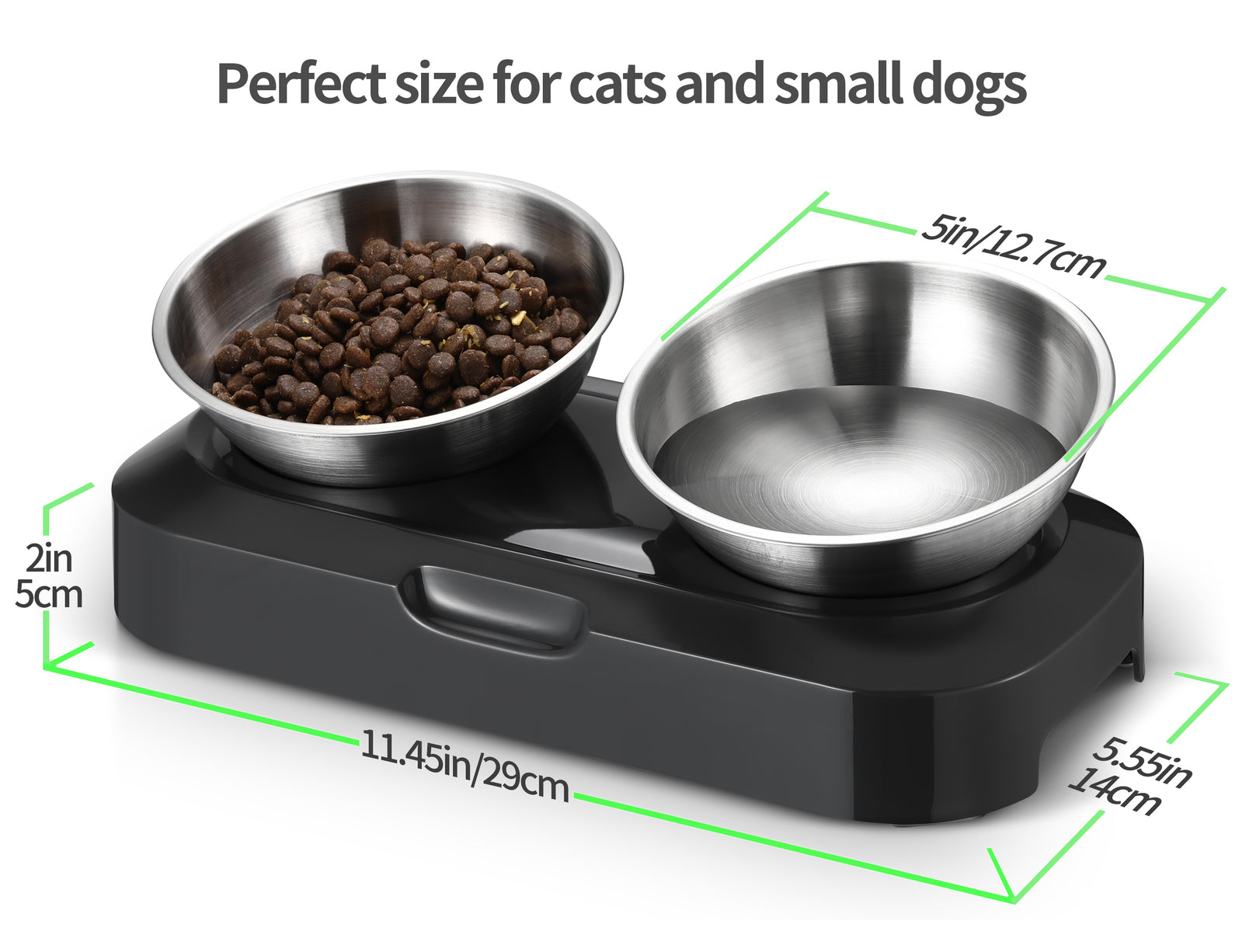 Portable Anti Slip Stainless Steel Pet Bowl for Travel and Everyday Use