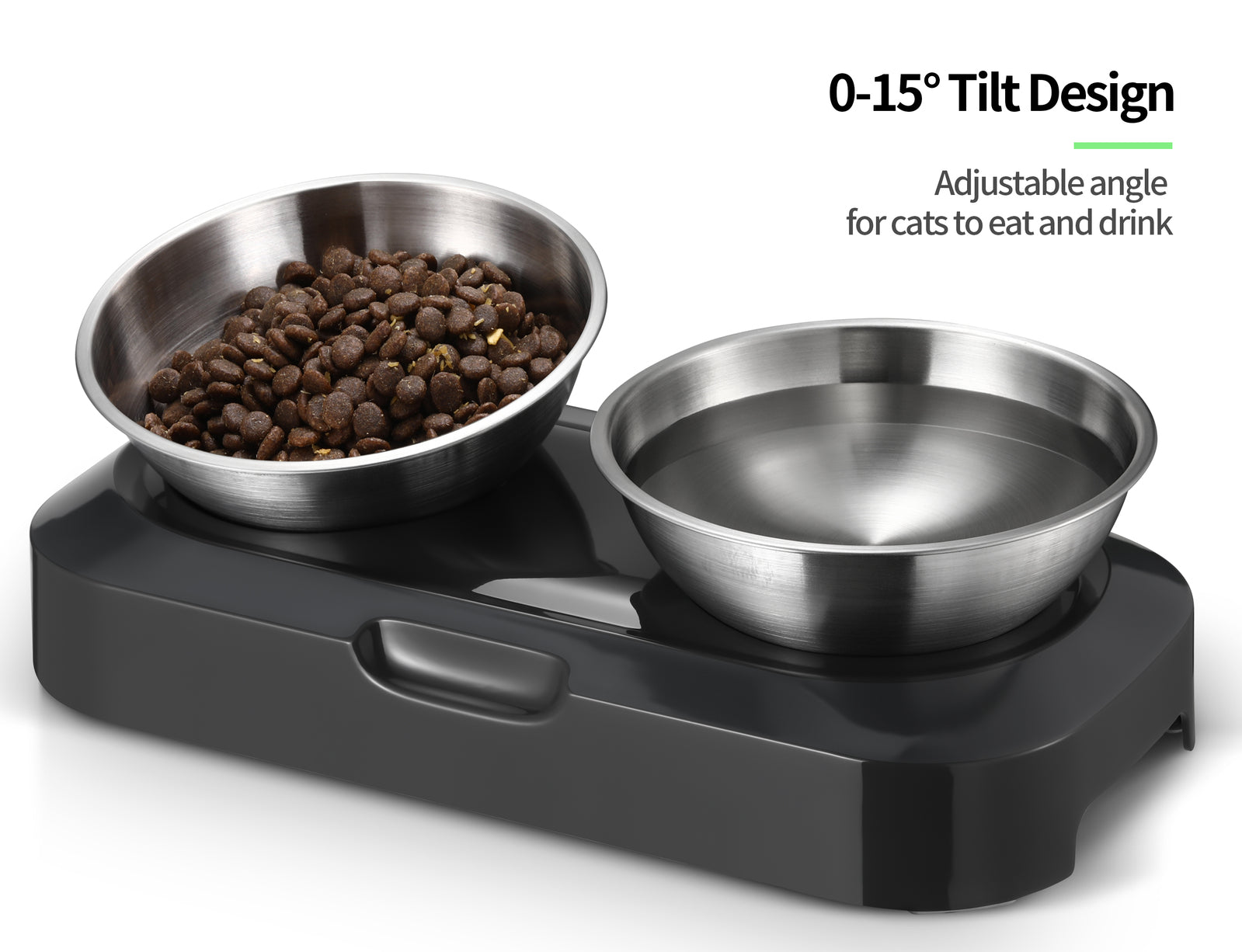 Portable Anti Slip Stainless Steel Pet Bowl for Travel and Everyday Use
