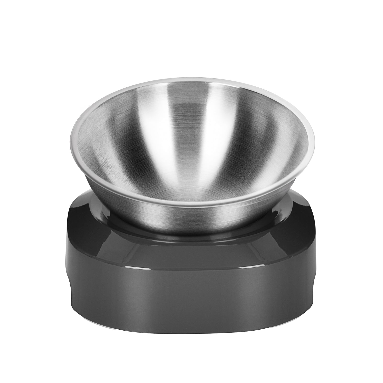Portable Anti Slip Stainless Steel Pet Bowl for Travel and Everyday Use