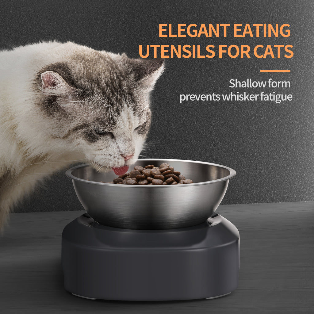 Portable Anti Slip Stainless Steel Pet Bowl for Travel and Everyday Use