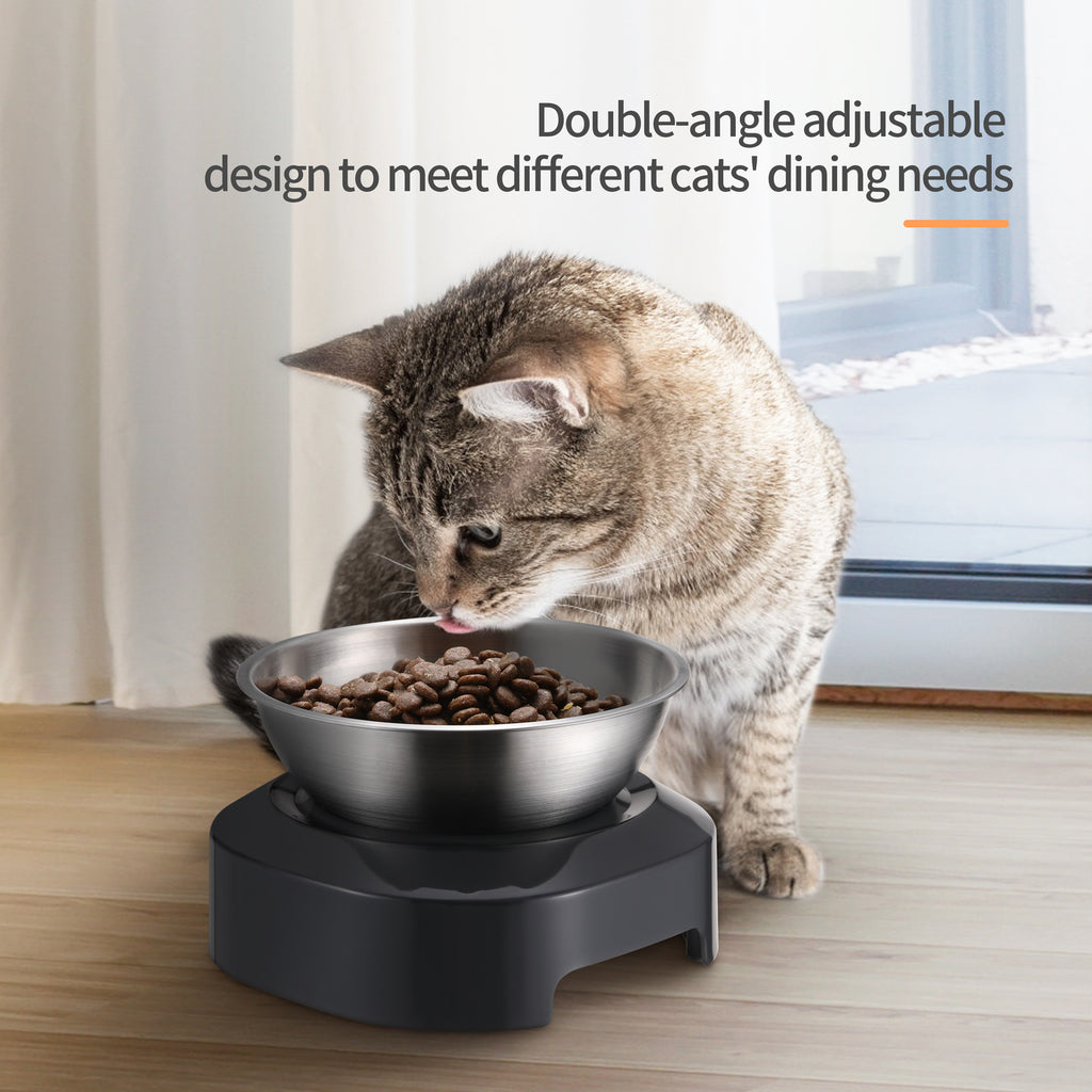 Portable Anti Slip Stainless Steel Pet Bowl for Travel and Everyday Use