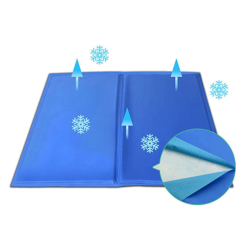 Pet Cooling Gel Mat Dog & Cat Non-Toxic Cold Summer Bed