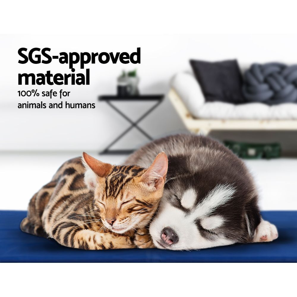 Pet Cooling Gel Mat Dog & Cat Non-Toxic Cold Summer Bed