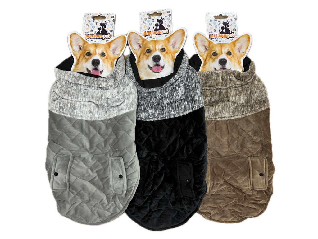 Reflective Quilted Winter Dog Vest Jacket for Outdoor Warmth and Comfort