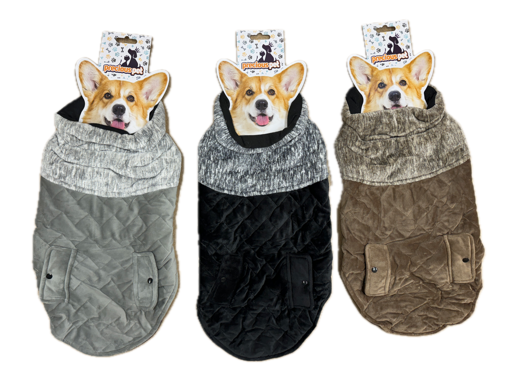 Reflective Quilted Winter Dog Vest Jacket for Outdoor Warmth and Comfort