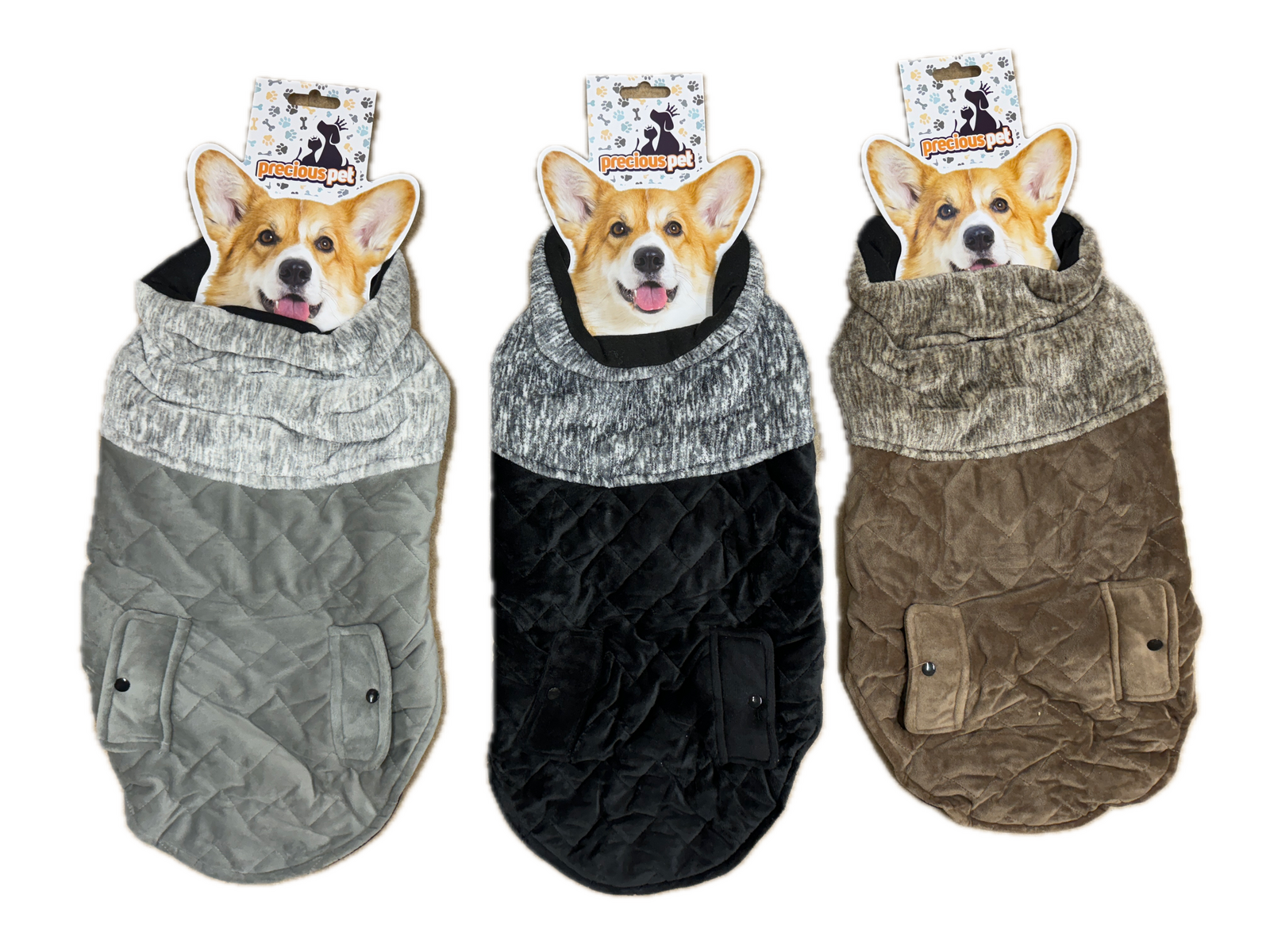 Reflective Quilted Winter Dog Vest Jacket for Outdoor Warmth and Comfort