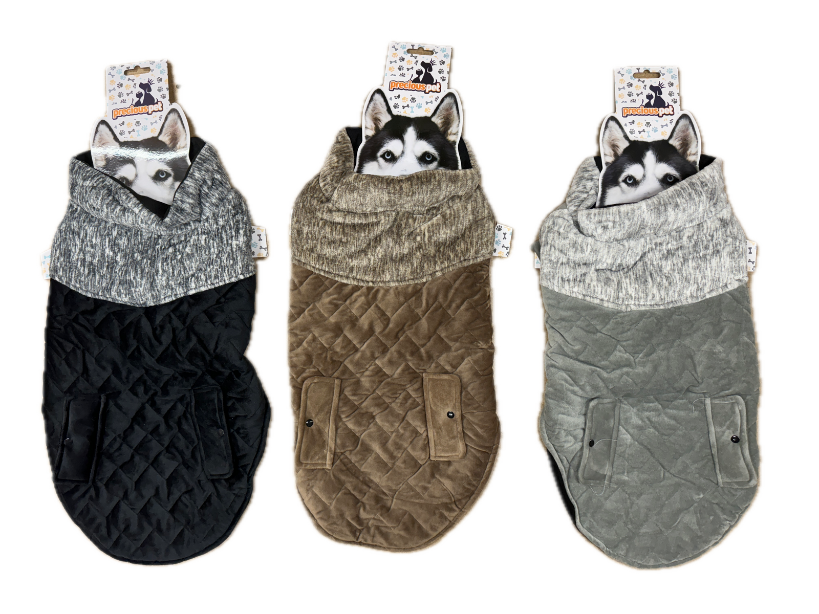 Reflective Quilted Winter Dog Vest Jacket for Outdoor Warmth and Comfort