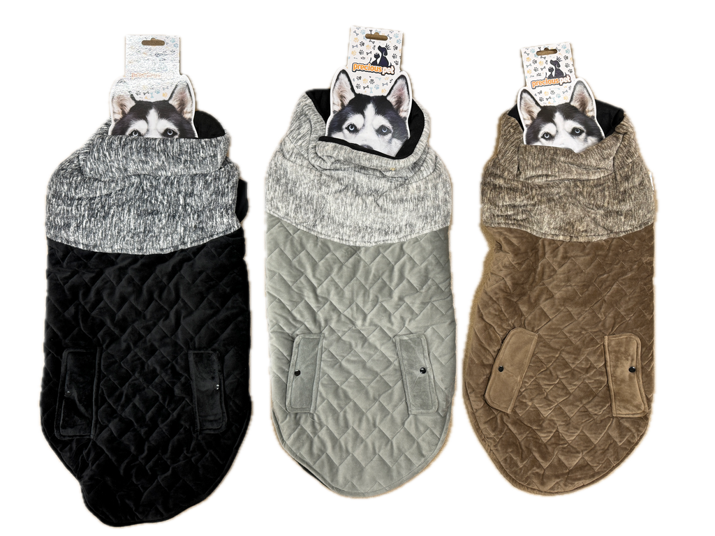 Reflective Quilted Winter Dog Vest Jacket for Outdoor Warmth and Comfort
