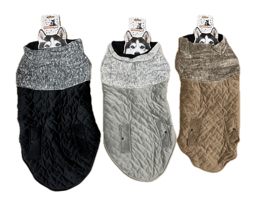Reflective Quilted Winter Dog Vest Jacket for Outdoor Warmth and Comfort