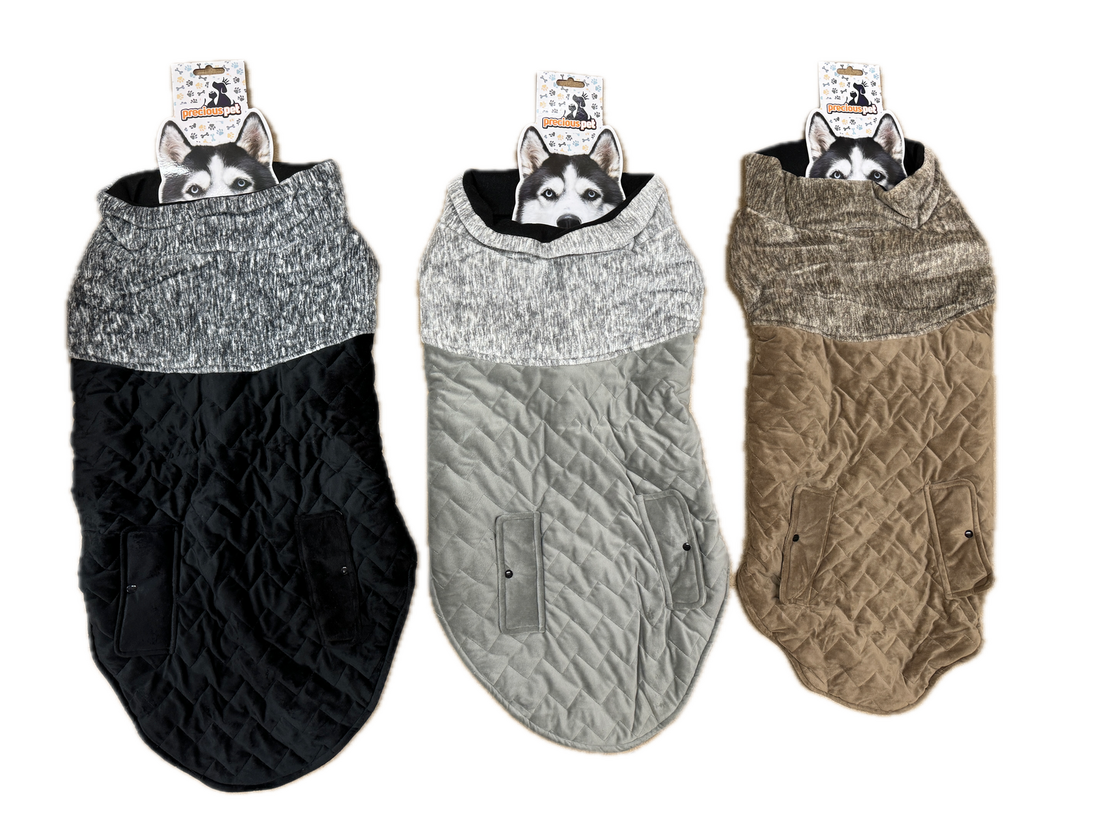 Reflective Quilted Winter Dog Vest Jacket for Outdoor Warmth and Comfort