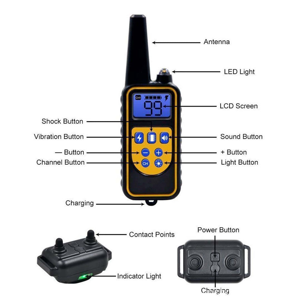 Wireless Advanced Smart Dog Training Collar for Effective Pet Behavior Control