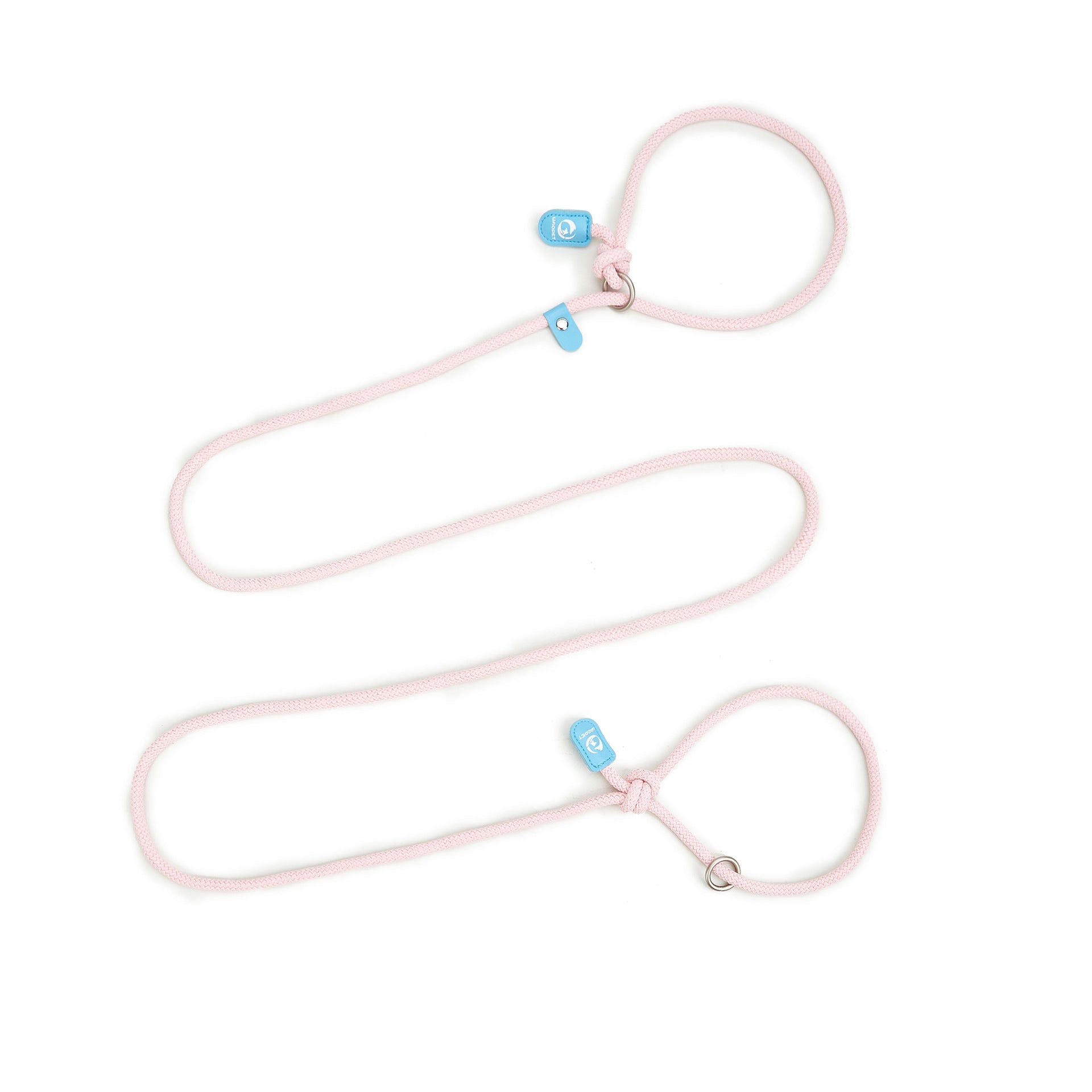 Slip-On Dog Leashes and Leather Dog Collar Leash Set
