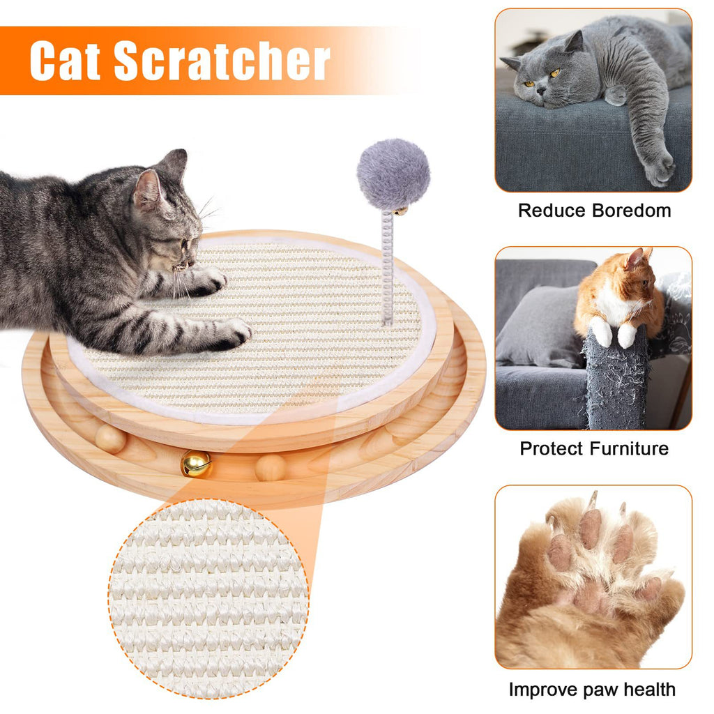 Wooden Cat Toy