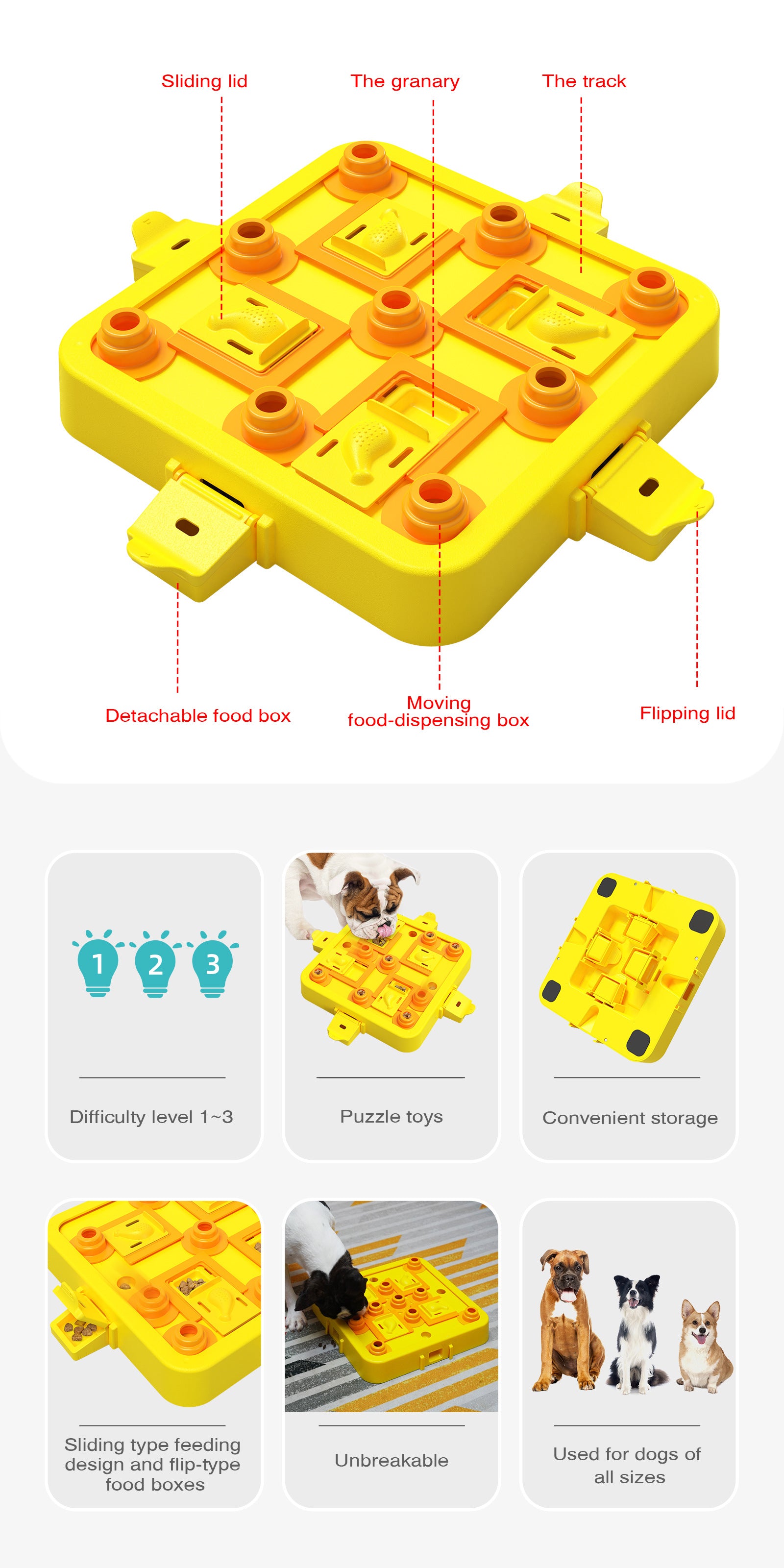 Slow Feeder Puzzle Toy
