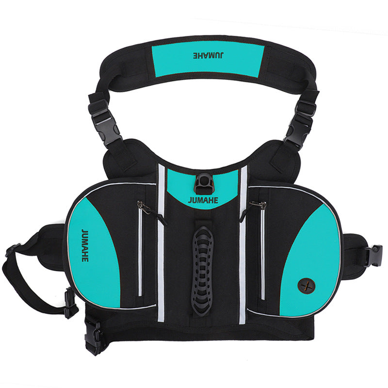 Reflective Dog Harness with Storage Bags