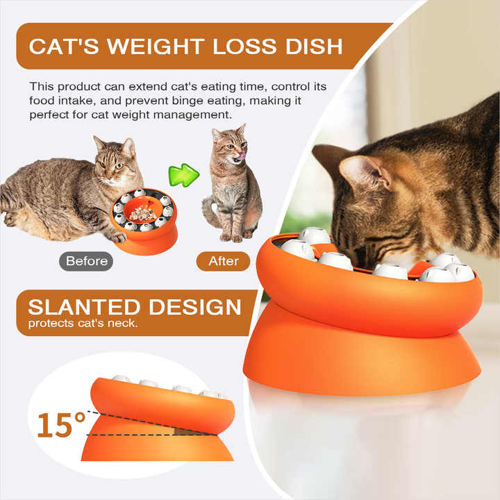 Puzzle Cat Bowl