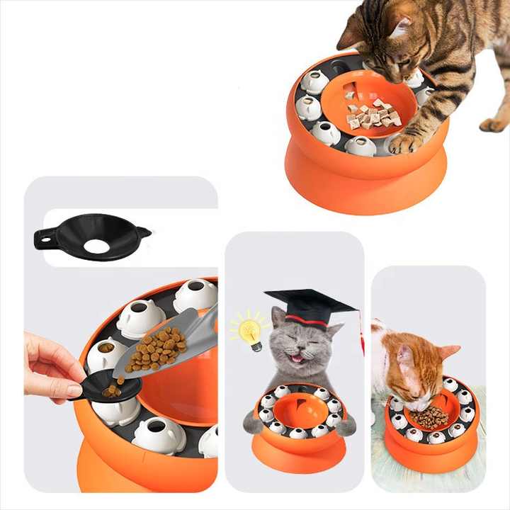 Puzzle Cat Bowl