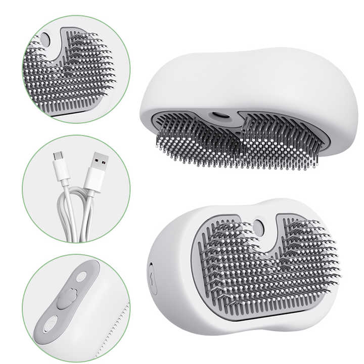 Pet Grooming Steam Brush