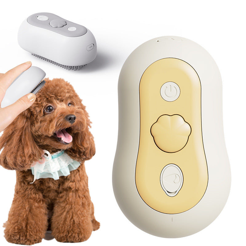 Pet Grooming Steam Brush