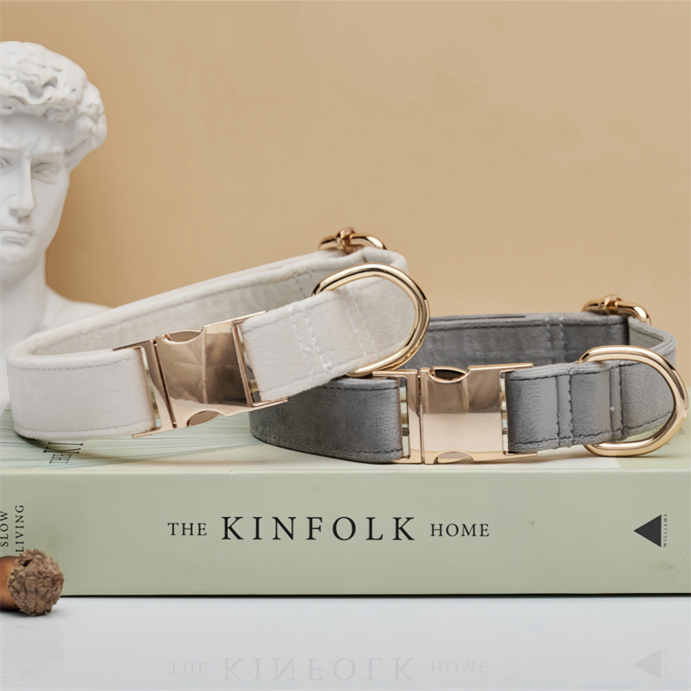 Durable Dog Collar with Metal Buckle - Small to Large Dogs
