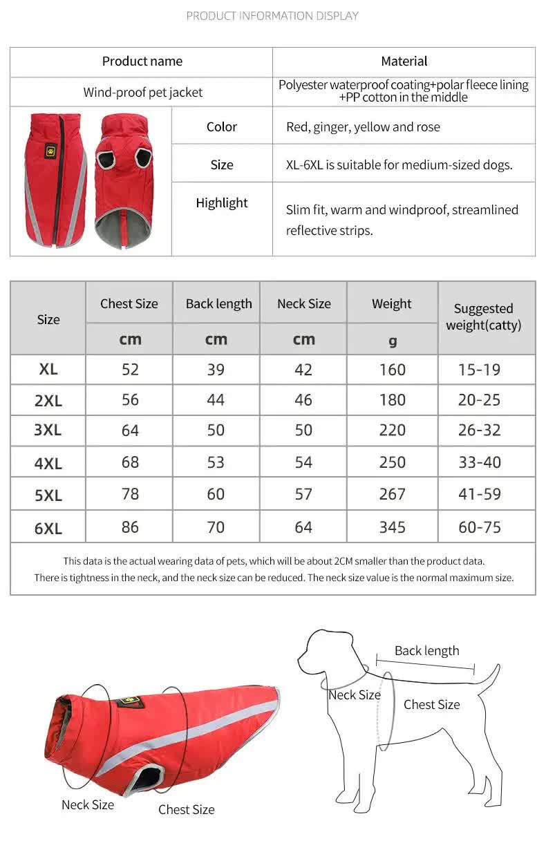 Reflective Quilted Winter Dog Vest Jacket for Outdoor Warmth and Comfort