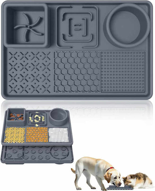 MLick Mat Durable Food-Grade Silicone Anti-Bite Bowl