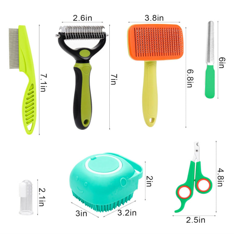 8-Piece Pet Grooming Set