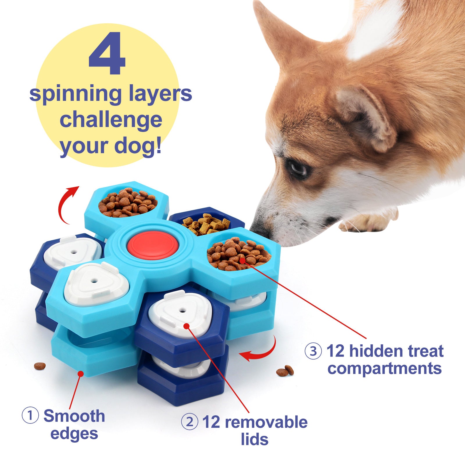 Interactive Dog Puzzle Toy