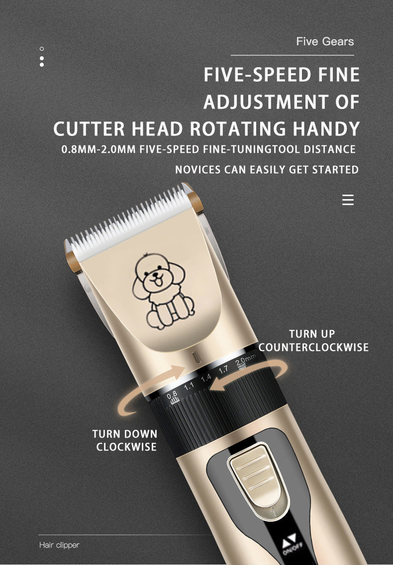 Pet Grooming Hair Clipper Kit